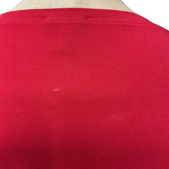 Armani Jeans Women's Short Sleeve Cotton Blend Graphic T-Shirt Top Size 10 - Picture 6 of 12